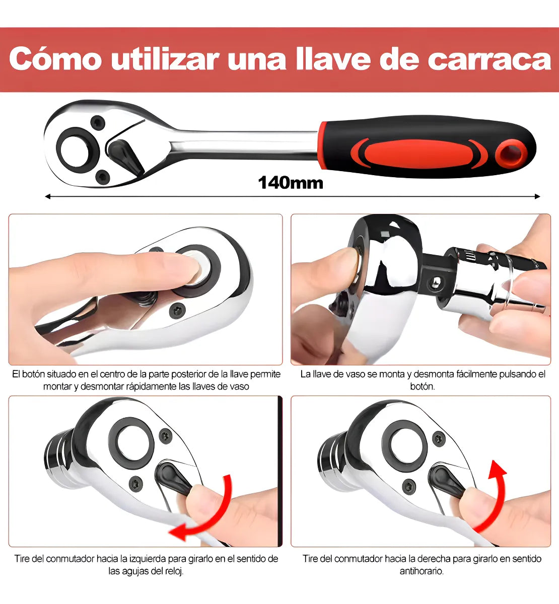 Juego De Herramientas Mecánicas Kit 46