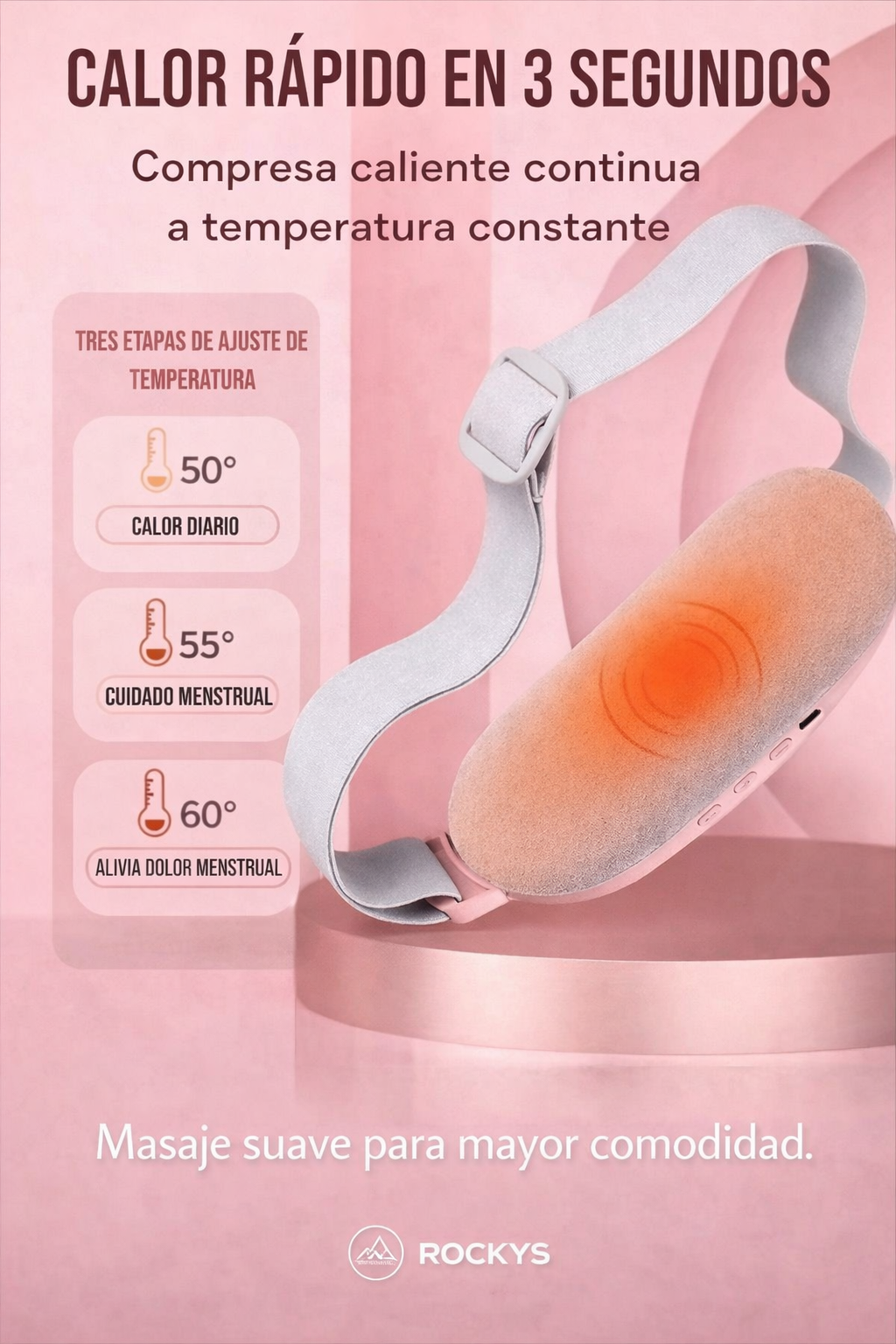 Cinturón Menstrual Masajeador