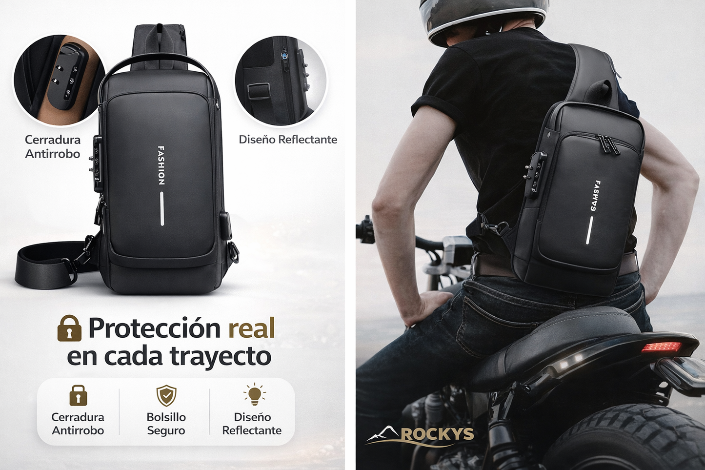 Bolso Mochila Antirobo