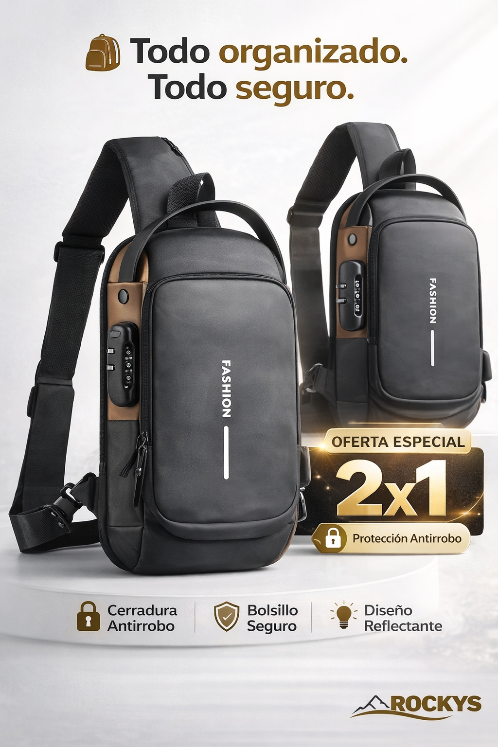 Bolso Mochila Antirobo