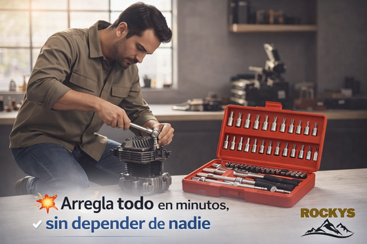 Juego De Herramientas Mecánicas Kit 46