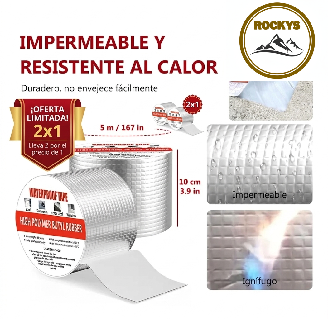 💥 Sistema Anti-Filtraciones Profesional 2 en 1 (Elimina goteras en minutos sin reparaciones costosas)